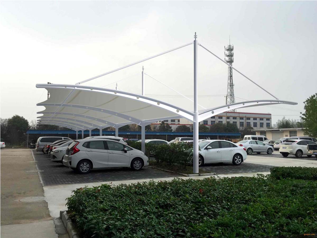 Tensile-Structures-for-Cantilever-Car-Parking-Shade-Sheds-Canopies-Double-Bay-1